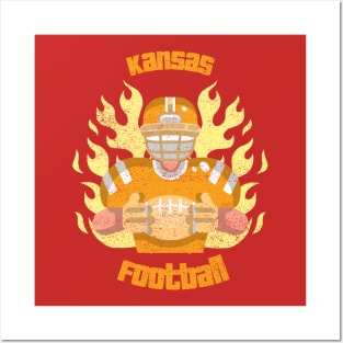 love Football Kansas City Football Posters and Art